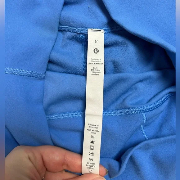 Lululemon Align Leggings - Blue Nile Color -  Size 10 - 23in Inseam - Picture 3 of 3